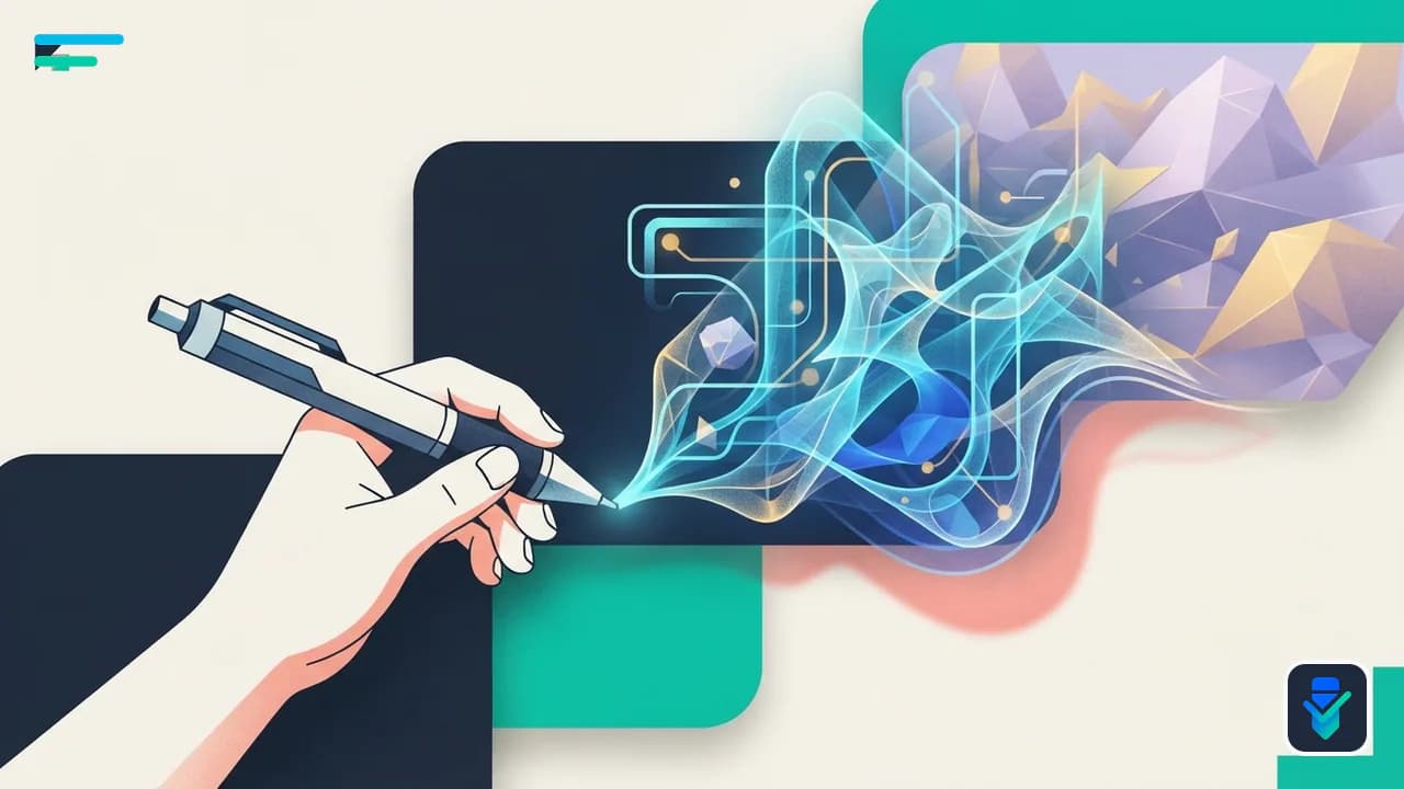 Ilustração editorial sobre Inteligência Artificial na Redação: Uso Ético e Estratégico para Aprimorar seu Texto com a RedaPro